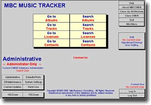 Music Tracking Database System for Music Publishin