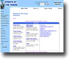 Events At The Tower - Directory Example