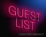 Online VIP Guest List System - Nightclub - Interactive Website Service and Solution